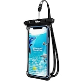 cheap Universal Phone Bags-Full View Waterproof Case for Phone Underwater Snow Rainforest Transparent Dry Bag Swimming Pouch Big Mobile Phone Covers