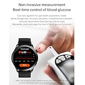 billiga Smarta klockor-iMosi E420 Smart klocka 1.39 tum Smart Klocka Blåtand EKG + PPG Temperaturövervakning Stegräknare Kompatibel med Android iOS Dam Herr Lång standby Vattentät Mediakontroll IP68 46mm klockfodral