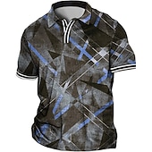 Χαμηλού Κόστους ανδρικό πόλο plus size-Ανδρικά Μεγάλα Μεγέθη Φανέλα POLO Μεγάλος και Ψηλός Γραφικά Σχέδια Απορρίπτω Στάμπα Κοντομάνικο Ανοιξη καλοκαίρι Αθλήματα Μοντέρνα Κομψό στυλ street Υψηλής Ποιότητας ΕΞΩΤΕΡΙΚΟΥ ΧΩΡΟΥ Δρόμος Άριστος