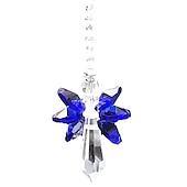 tanie Łapacze snów-Rainbow angel crystal suncatcher kolorowa zawieszka wisząca dekoracja do domowego ogrodu samochodowego