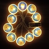 billige Ramadan dekorasjonslys-ramadan dekorasjoner lys eid mubarak led string lys 3m 20led måne stjerne slott ramadan dekorasjon til hjemmet hajj ramadan kareem eid al adha eid lanterne gave