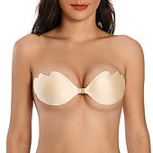 preiswerte BHs-Damen Push-Up trägerloser selbstklebender Hochzeits-BH Luftlöcher rückenfreier Klebe-BH Kleid zum Beeindrucken 2025