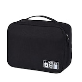 cheap Organization &amp; Storage-Electronics Organizer, Travel Universal Cable Organizer Bag, Waterproof Electronics Accessories Storage Cases, Storage Organizer For Cable, Charger, Phone, USB, SD Card, Hard Drives, Power Bank, Cords