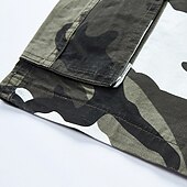 economico Classico-Per uomo Pantaloncini cargo Pantaloncini mimetici Shorts Cerniera Multi-tasche Mimetico Comodità Indossabile Lunghezza al ginocchio Casuale Quotidiano Ferie Sport Moda Bianco Verde militare