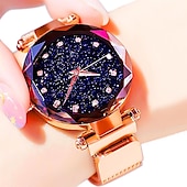 economico Orologi al quarzo-Orologio da polso Quarzo per Da donna Analogico Quarzo stella splendente Moda Lusso Informale Bling Con diamantini Lega Lega