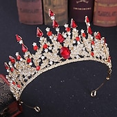 levne Doplňky pro úpravu vlasů-křišťálové korunky královny a čelenky s hřebínkovou čelenkou pro ženy a dívky korunky princezny vlasové doplňky pro svatební narozeniny halloween kostým cosplay