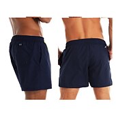 cheap Men&#039;s Swimming Shorts-Men&#039;s Board Shorts Swim Shorts Swim Trunks Summer Shorts Beach Shorts Drawstring Elastic Waist Plain Quick Dry Short Daily Holiday Hawaiian Boho Black Yellow Micro-elastic