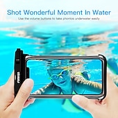 cheap Universal Phone Bags-Full View Waterproof Case for Phone Underwater Snow Rainforest Transparent Dry Bag Swimming Pouch Big Mobile Phone Covers