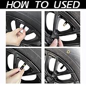 abordables Herramientas de reparación de coches-Starfire, 4 Uds., tapas de válvula de neumático de coche, tapas de válvula de rueda de coche de aleación de aluminio, tapas de válvula de neumático a prueba de polvo, motocicleta, camión, bicicleta