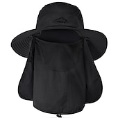 abordables Chapeaux homme-Homme Chapeau de seau Chapeau de soleil Chapeau de pêche Bonnet Boonie Chapeau de Randonnée Noir Rose Claire Chinlon Vêtement de rue mode Décontractées Extérieur du quotidien Sortie Lettre Broderie