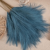 Недорогие Искусственные цветы-искусственные цветы пампасная трава восходящая блестящая трава искусственные цветы трава для свадебных букетов домашняя вечеринка украшения отеля 1 шт.