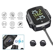 お買い得  バイク＆ＡＴＶアクセサリー-qc 3.0 高速充電 USB 付きオートバイ tpms