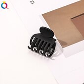 cheap Hair Styling Accessories-Square Claw Clips  Big and Small Neutral Rectangle Hair Claw Clips Non-slip Matte Large Hair Clips for Women Strong Hold jaw clip for Thick Thin Hair