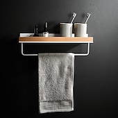 billiga Badrumshyllor-duschkabin badrumshyllor väggmonterad bok utrymme aluminium duschhylla förvaring arrangörsställ badrum kök badrum hårdvara hänge duschställ hörnhylla 1st