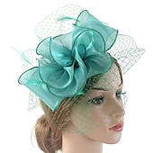 preiswerte Fascinators &amp; Hüte-Elegant Derby Kopfschmuck Faszination Dame Kostüm Damen Karneval Party Derby Hochzeitsfeier Erwachsene Fascinator Frühling &amp; Sommer