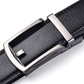 cheap Men&#039;s Belt-Men&#039;s Leather Belt Ratchet Belt Black Coffee Dermis Retro Traditional Plain Daily Wear Going out Weekend