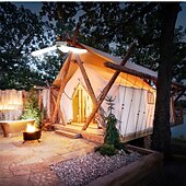 ieftine Lumini și felinare de camping-lumini de camping solare în aer liber 60 LED bec reîncărcabil usb lampă portabilă pliabilă tabără pentru cort drumeții picnic lampă lanternă de urgență