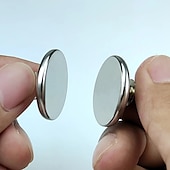 economico Articoli per la casa-3 paia clip magnetica per bottoni per tende fibbia magnetica staccabile per pulsante di prevenzione delle perdite di luce della tenda fibbia senza punzonatura decorazioni per la casa