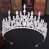 levne Doplňky pro úpravu vlasů-křišťálové korunky královny a čelenky s hřebínkovou čelenkou pro ženy a dívky korunky princezny vlasové doplňky pro svatební narozeniny halloween kostým cosplay