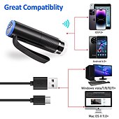 رخيصةأون أجهزة الميكروسكوب والمناظير-مجهر رقمي لاسلكي 50x-1000x تكبير واي فاي USB عالي الدقة محمول باليد كاميرا مجهر الجيب مع 8 LED قابل للتعديل متوافق مع iphone ipad android windows mac computer