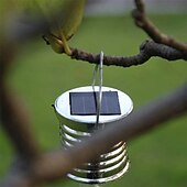 abordables Luces de paisaje-Luz colgante solar al aire libre linterna led para patio jardín colorido al aire libre palo acrílico lámpara solar para patio jardín árbol decoración iluminación 1x 2x