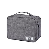 cheap Organization &amp; Storage-Electronics Organizer, Travel Universal Cable Organizer Bag, Waterproof Electronics Accessories Storage Cases, Storage Organizer For Cable, Charger, Phone, USB, SD Card, Hard Drives, Power Bank, Cords
