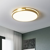 お買い得  シーリングライト-led シーリング ライト サークル ラウンド デザイン 50 cm フラッシュ マウント ライト銅リビング ルーム 110-240 v