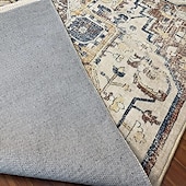 cheap Living Room &amp; Bedroom Rugs-Retro Carpet Persian Living Room Rug Bedside Floor Mat Non-Skid Foldable Bedroom Imitation Cashmere Thickened Plush Carpet