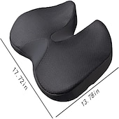 economico Poggiatesta e cuscini per auto-cuscino per seggiolino auto starfire - cuscino del sedile in coccige in memory foam di dimensioni maggiori per migliorare la visuale di guida e un maggiore comfort - sciatica &amp; sollievo dal dolore