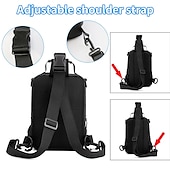 cheap Laptop Bags,Cases &amp; Sleeves-Men Anti Theft Chest Bag Shoulder Bags School Short Trip Messengers Bags Men&#039;s Nylon Sling Pack USB Charging Crossbody Backpack, Back to School Gift
