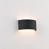 ieftine Lumini LED de Perete-aplice de perete cu led lightinthebox corp de perete cu jumătate de cilindru auriu aplice de perete din metal cu 1 lumină postmodernă aplice în sus și în jos aplice de perete din cupru