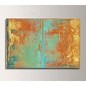 economico Quadri astratti-pittura a olio 100% fatto a mano dipinto a mano arte della parete su tela pietra verde moderna astratta decorazione della casa arredamento arrotolato tela senza cornice non allungata