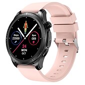 billiga Smarta klockor-iMosi E420 Smart klocka 1.39 tum Smart Klocka Blåtand EKG + PPG Temperaturövervakning Stegräknare Kompatibel med Android iOS Dam Herr Lång standby Vattentät Mediakontroll IP68 46mm klockfodral