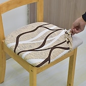 baratos Capa para Cadeira de Jantar-capa de cadeira de jantar capa elástica para cadeira boho capa de assento removível lavável protetor de cadeira capas de almofada para jantar, escritório