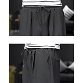 baratos Calções Estilo Casual-Homens Shorts ativos Calção Shorts casuais Calças Capri Bolsos Com Cordão Cintura elástica Tecido Conforto Comprimento da panturrilha Ao ar livre Diário Feriado Misto de Algodão Roupa de rua à moda