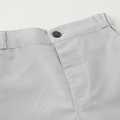 voordelige Jongens formeel pak-4-delig Peuter Jongens Shirt &amp; broek Kleding Effen Kleur Lange mouw Katoen Set School Modieus Aanbiddelijk Lente Herfst 3-7 jaar blauw Grijs Licht Blauw