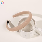 economico Accessori per acconciature-fasce larghe per donne ragazze carine copricapo alla moda in tinta unita accessori per capelli antiscivolo per regali quotidiani del festival