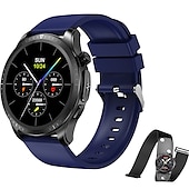billiga Smarta klockor-iMosi E420 Smart klocka 1.39 tum Smart Klocka Blåtand EKG + PPG Temperaturövervakning Stegräknare Kompatibel med Android iOS Dam Herr Lång standby Vattentät Mediakontroll IP68 46mm klockfodral