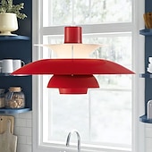 economico Luci a sospensione-lampada a sospensione a led ufo, lampade a sospensione moderne per camera da letto di colore lampada a sospensione in alluminio e26 base lampada a sospensione a lunghezza regolabile per soggiorno