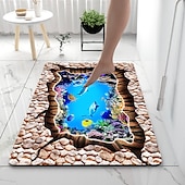 ieftine Covoare de Baie Absorbante-covor de baie din pământ de diatomee 3d seaworld covor de baie super absorbant covor de ușă design nou