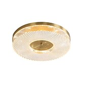 abordables Luces de techo-Luz de techo led regulable 40cm 50cm diseño circular luces de techo cobre estilo formal básico led moderno 110-240v