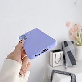 cheap Samsung Cases-Phone Case For Samsung Galaxy S23 Ultra Plus S25 Ultra Silicone Case Full Body Protective Dustproof Four Corners Drop Resistance Solid Colored TPU