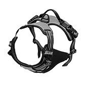 abordables Colliers, harnais et laisses pour chiens-sangle de poitrine pour chien de compagnie gilet type chien boucle anti-déflagrante corde de traction fournitures pour chiens sangle de poitrine