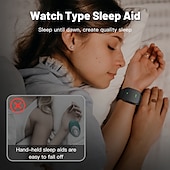 economico Sicurezza personale-nuovo sme dispositivo di sonno intelligente sonno veloce riposo ipnosi insonnia artefatto orologio da polso strumento di aiuto al sonno microcorrente