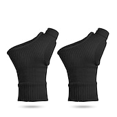 cheap Braces &amp; Supports-1Pair Unisex Wrist Thumb Support Sleeve Fingerless Wrist Gloves Compression Arthritis Gloves Sports Wrist Support Brace for Fatigue Sports Typing