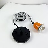 billige Øylys-led pendellampe oransje skjerm pendellampe kjøkkenøy hengende lysekrone lysarmaturer mørkegrønn soverom nattbord justerbar taklampe hengende lampe