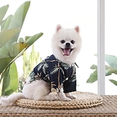 cheap Cooling Vest &amp; Shirt-Dog Cat T-shirts Fashion Cute Basic Soft Washable Comfortable Outdoor Casual Daily Walking Dog Clothing for Bichon Frise Pomeranian Baby Pet Papillon Small
