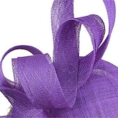 billiga Hattar och fascinators-fascinators hattar Huvudbonad Lin Formell Kentucky Derby Hästrace Damernas dag cocktail Elegant Mode Glam Med Fjäder Hårbonad Huvudbonader