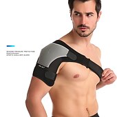 olcso Tartók és merevítők-1db vállpárna sport férfi védő nyomásos bal és jobb váll állítható feldolgozó rész feszítő súlyemelő fix heveder