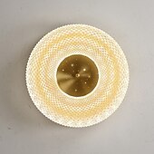 abordables Luces de techo-Luz de techo led regulable 40cm 50cm diseño circular luces de techo cobre estilo formal básico led moderno 110-240v